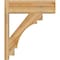 Ekena Millwork Merced Block Rough Sawn Outlooker, Western Red Cedar, 8"W x 24"D x 28"H OUT08X24X28MRC05RWR - alternate 3